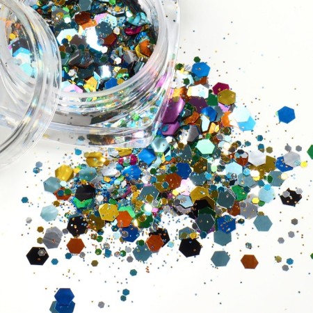 Sparkles for decor, large/medium/small, multi -colored-2