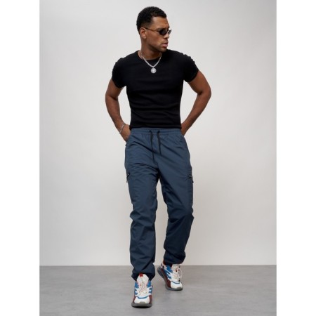 Sports male winter, size 50, blue color