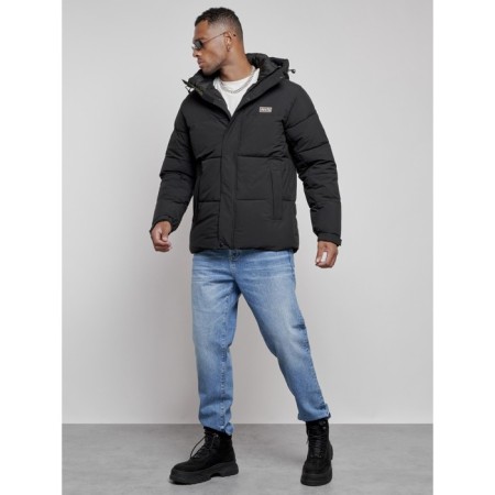 Male Winter jacket, size 54, black color-1