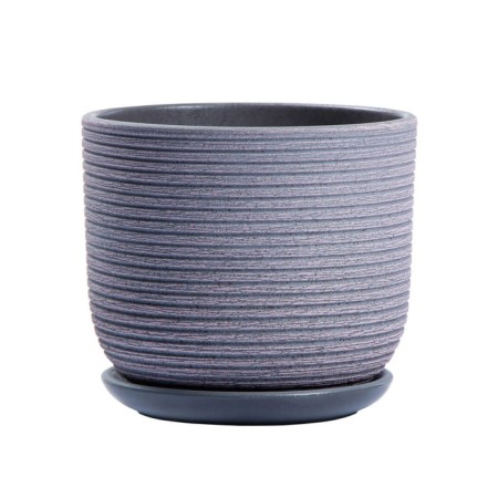 Flower pot "vine" pink-gray, 2.79 liters-2
