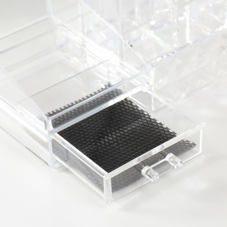 Organizer Casket Plastic 1 Transparent Box 8.5x15x25 cm-1