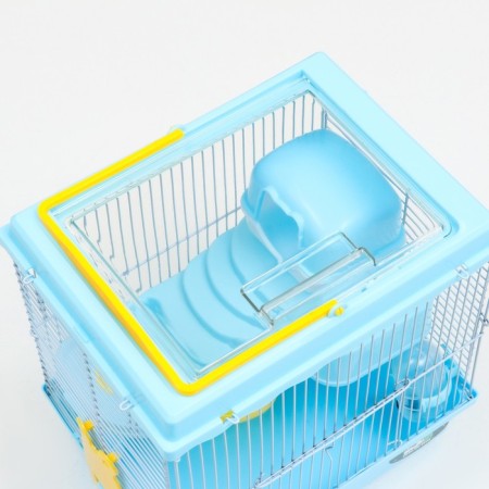 The cage for rodents "Pigzon", 27 x 21 x 27 cm, blue-3