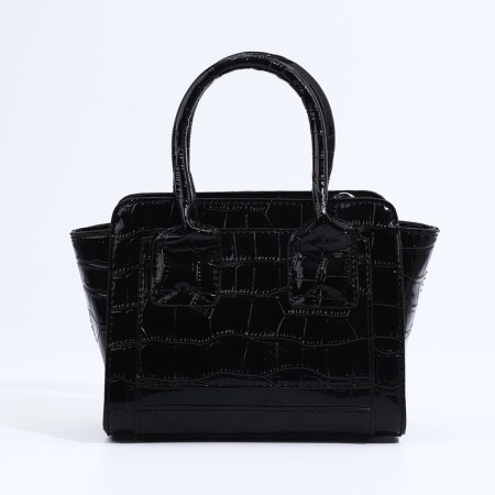 Bag Female Tout with zipper, black color