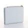 Women's wallet on the button, blue color