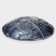 Glass of glass soup "Arabis", d = 21.5 cm, blue color