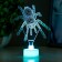Lumber "Spider" LED RGB 6 colors from batteries LR1130, 3pc 10x10.5 cm Risalux