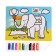 Fresco with a color base "Elephant" 9 flowers of sand 2 g