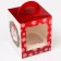 New Year. Box for 1 cupcake "Miracles happen", 9.2 x 9.2 x 11 cm, packaging