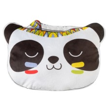 Pillow decorative crumb I am Panda, 40x30 cm, velor, filler 250g/m2