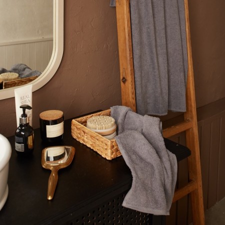 Tensor towel economy and I 50x90 cm, gray color, 100% cotton, 350 g/m2-6