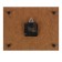 Carty clock is wall-mounted, interior "lilac in a vase", silent, 25 x 20 cm
