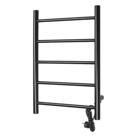 Electric towel Domoterm 109-5, 400x600 mm, right, black matte-1