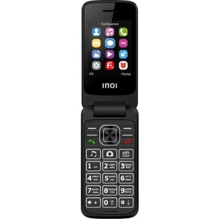 Cell phone Inoi 245r 2.4, Microsd, 0.3MP, 2 SIM, black