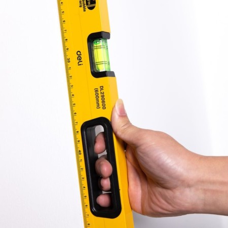 Construction level Deli DL290600 98293, measurement 45 °, aluminum alloy, 600 mm-6