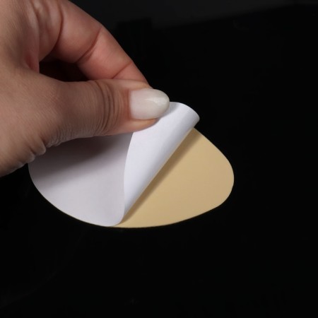 Shoe overlays anti -slip, with a tread, adhesive, 9 cm, steam, beige color-8