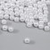 Beads for creativity plastic "White Lily" set 200 pcs d = 0.6 cm
