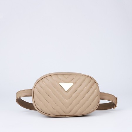 Women's Barry Bag with a sequent 20x13x6 cm, beige color-1