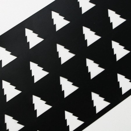 Stencil for baking New Year's "Christmas trees", 32 x 10 cm-1