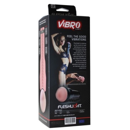 Masturbator Fleshlight Pink Touch Vagin with vibration-3