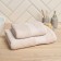 Trush towel Lovelife "Tenderness" 50*90 cm, col. Beige, 100% cotton, 450 g/m2