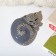 Book "kitten" glomerulus, white-gray color in silver