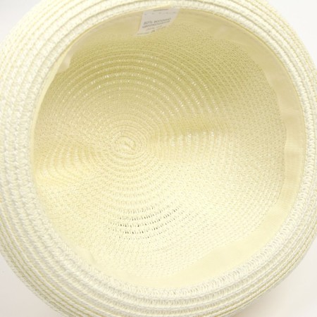 Women's hat, milk color, size 56-58-3