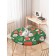 Gingerbread tablecloth tablecloth, round, oxford, elastic band, size 140x140 cm, diameter 105-120 cm