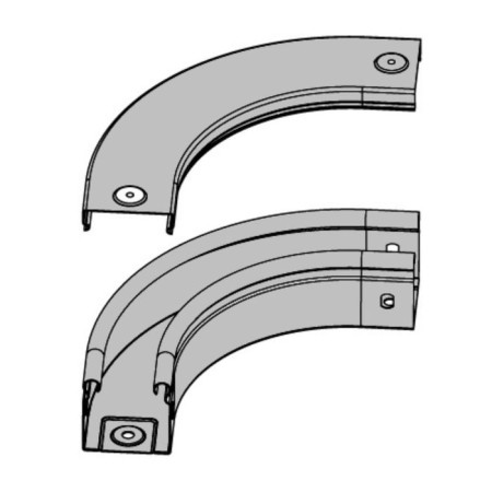 CPO 90 DKC 38004, on a horizontal angle 90 °, base 200 mm