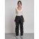Semi -combinezone ski insulated female winter, size 50, black color
