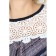 Female dress, size 52, blue, white color