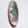 Panel on the saw "Winter. Tiger", 57-62 cm, stone baby, vertical