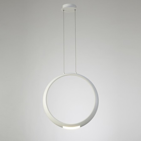 Suspension lamp Mantra Ring, Led, 1600lm, 3000k, 504x160x2000 mm, white color-1