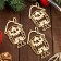A set of Christmas tree toys "Nutcracker", 3pcs, 60 x 95mm
