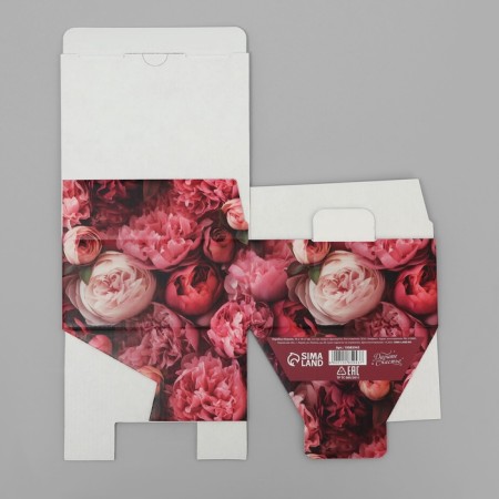Gift folding box, packaging, "love", 15 x 15 x 7 cm-8
