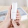 FS08 portable fan, Power Bank 1200 mAh, 2 modes, USB, folding, white
