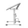 Polini Kids Simple M1 75 x 55 cm growing transformer desktop, white/gray color