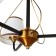 Chandelier 2428/3 E27 40W Black-Bronze 59.5x59.5x28 cm Bayerlux
