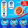 Ultraspin combat top, top, starting device, mixture