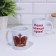 Sublimation mug "Dad is always right", with application
