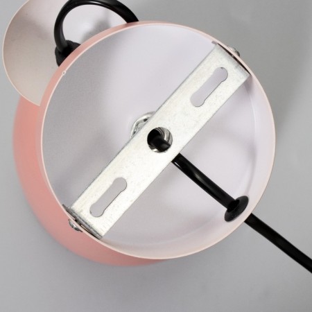 Sconces with a switch on the wire "Claudia" E27 40W pink 28x15x20cm-9