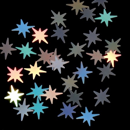 Sequins for the decor "Star Night", multi -colored-1
