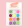Sparkles for decor, small, in a plastic organizer, a set of 12 jars, multi -colored