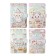 Gift Notebook, A6, 112 sheets, color block, with a curly knife, PVC cover, bunny, mix