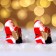 Miniature Puppet "Santa Claus with a big gift", set of 2 pcs., Size 1 pc. - 3.4 × 3.7 cm