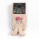 Women's terry terry minku with ears, beige color, size 36-39 (23-25 ​​cm)