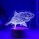Lamp "Big Shark" Led RGB from the network 9.5x16x14 cm Risalux