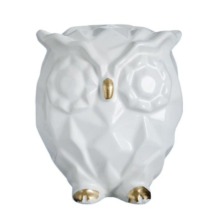 Pigger "Owl Origami" Belaya, 11x9.5x13.5cm-4