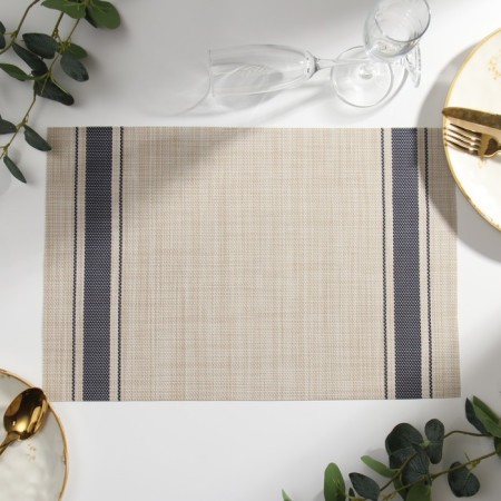 Napkin on the table of the share, central stand/blue, 45*30cm