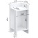 Cabinet, 270 × 286 × 604 mm, white color