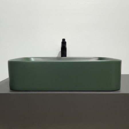 Comforty 78575MDG-60 liner, rectangular, dark green matte color-1